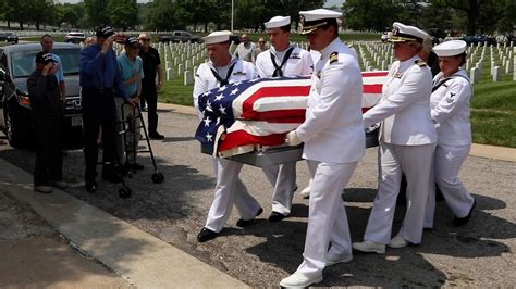 Watch Now Remains Of Sailor Killed At Pearl Harbor Laid To Rest At Jefferson Barracks Youtube