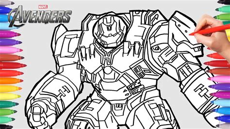 Avengers Hulkbuster Coloring Pages Coloringpages2019