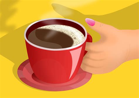 Coffee Cup Drink Hand Drawing Free Image Download