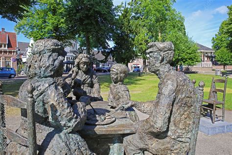 Nuenen Eindhoven Netherlands July 9 2022 Closeup Of Bronze