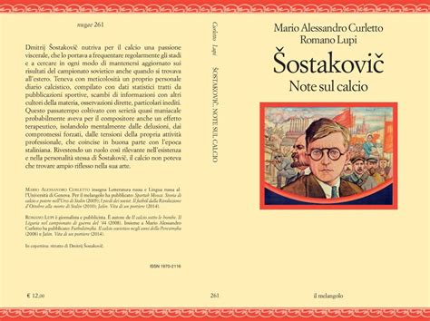 Šostakovič Note Sul Calcio Il Nuovo Libro Del Sanremese Romano Lupi