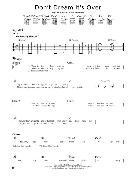 Crowded House Don T Dream Its Over Guitar Lesson - House Poster