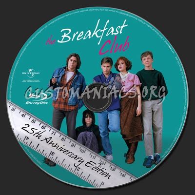 The Breakfast Club blu-ray label - DVD Covers & Labels by Customaniacs, id: 123389 free download ...