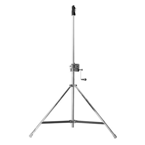 215cm Heavy Duty Baby 2 Riser Geared Wind Up Stand By Pixapro