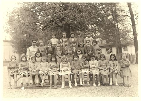 Photo de classe Cours préparatoire Villeneuve le Roi de 1957 ECOLE