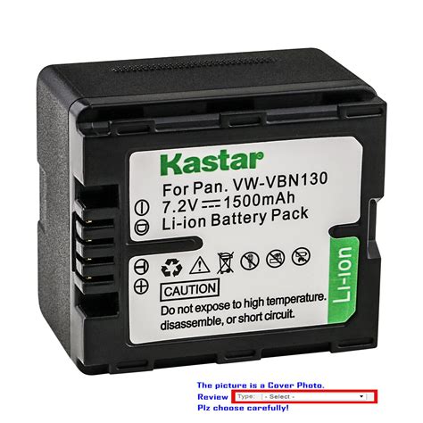 Kastar Replacement Battery Pack For Panasonic Vw Vbn Vbn Vw