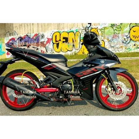 YAMAHA Y15 Y15zr V1 V2 Velozi 1st First Model Ori Design Batman Merah