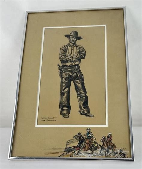 Dale Crawford Butch Cassidy Drawing Mutualart