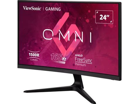 Viewsonic Omni Vx2418c 24 Inch 1080p 1ms 165hz Curved Gaming Monitor