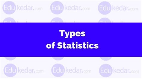 Types Of Statistics Descriptive Inferential With Examples