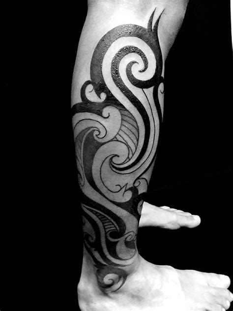 Tribal Leg Tattoos