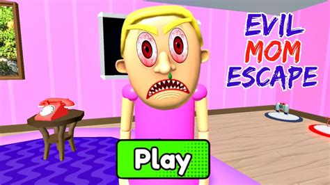 Roblox Team Evil Mom Escape Teamwork Obby Youtube