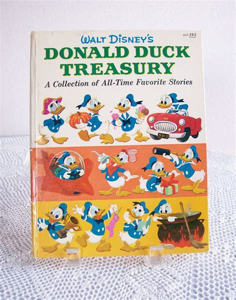 Vintage Disney Book Donald Duck Golden Press 1960 Etsy Disney Books