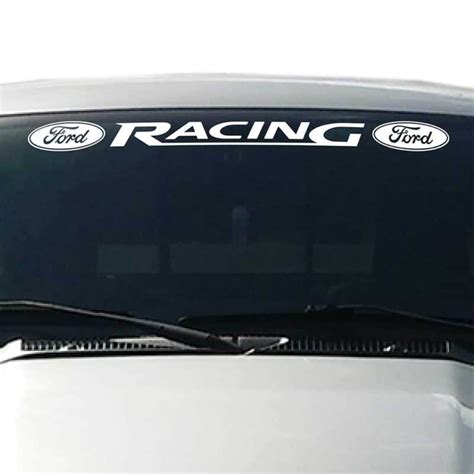 Ford Racing Windshield Visor Decal For Your Vehicle Thriftysigns