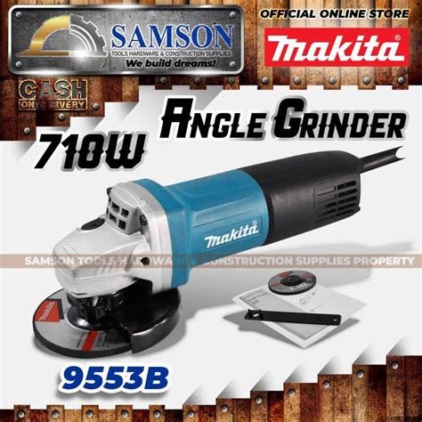 Makita Mmt 710w 4 100mm Angle Grinder 9553b Samson Tools Lazada Ph