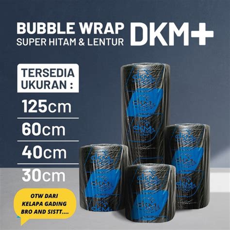 Jual Plastik Bubble Wrap Roll Hitam Buble Wrap Bening Meter