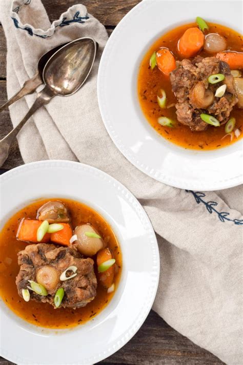 Instant Pot Oxtail Stew West Of The Loop