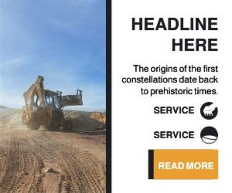 Free Professional Excavator Construction Banner Template