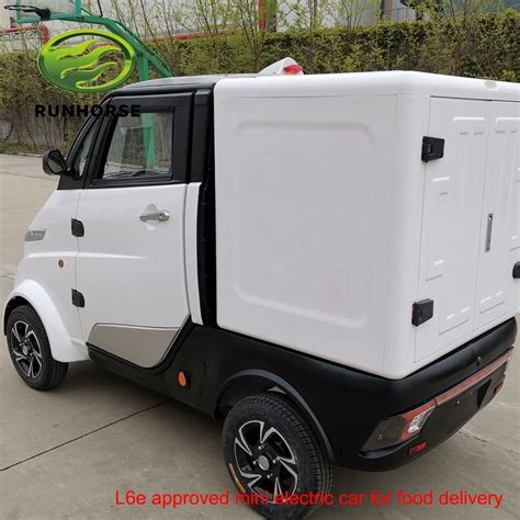 4 Wheel Electric Mini Cargo Vehicle Small Delivery Van Electric Car