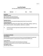 Lesson Plan Template EDUC 530 LESSON 1 Docx EDUC 530 Lesson Plan