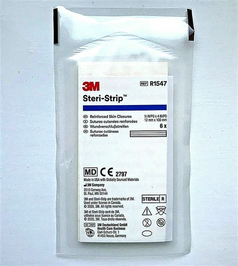 X M Steri Strip Reinforced Skin Wound Closures R Mm X Mm Ebay