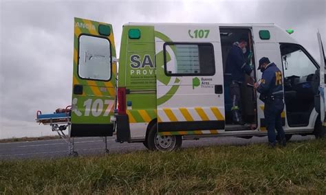 Murió un nene y su padre está grave al ser chocados en Ruta 2 cuando