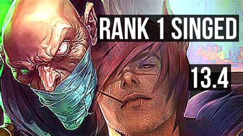 Singed Vs Sett Top Rank Singed M Mastery Games