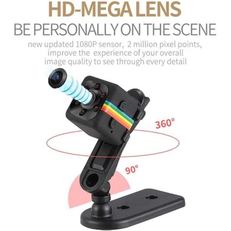 Mini Camera Espion Enregistreur Full Hd P Magnetic Spy Cam Sans