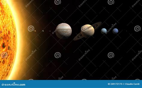 O Sistema Solar Planetas Do Sistema Solar Em Ordem De Distância Do Sol