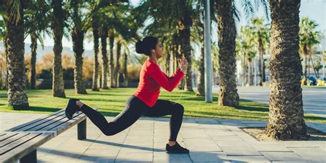 A Park Workout You Can Do With Just a Bench to Target Your Core, Legs ...