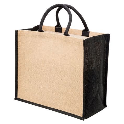 Plain Black Tote Bag Canvas Iucn Water