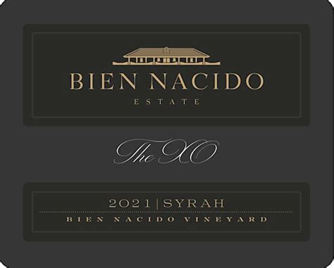 Bien Nacido Estate Syrah Santa Maria Valley The Xo Bien Nacido Vineyard