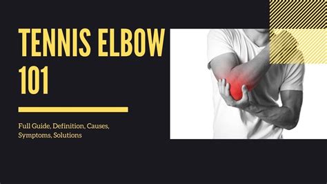 Tennis Elbow Definition Causes Symptoms Treatment How To Prevent