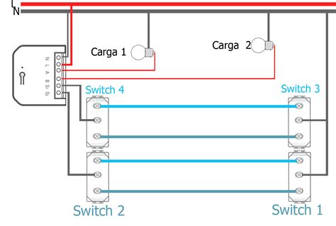 Diagrama Circuito Electrico De Escalera