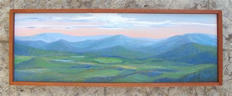 Meg West Oil Paintings Spring On The Blue Ridge Parkway