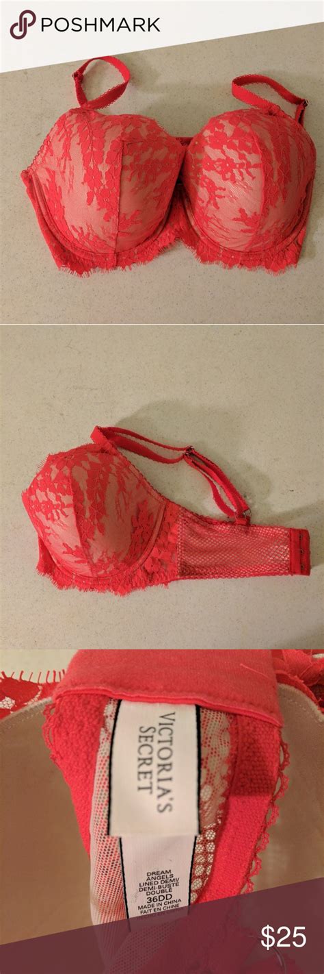 Victorias Secret Dream Angels Lined Demi Lace Bra Lace Bra Victoria