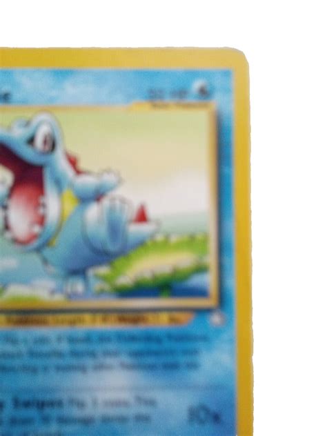 Totodile St Edition Neo Genesis X Pokemon