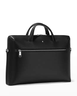 Montblanc Men S Meisterst Ck Neo Leather Briefcase Bag Neiman Marcus