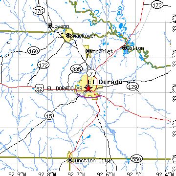 El Dorado, Arkansas (AR) ~ population data, races, housing & economy