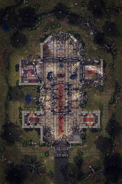 Ruined Church Map Set Both Maps Have A Grid Size Of 40x60 And Are In