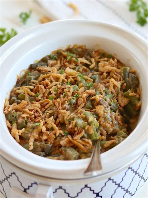 Absolute Best Slow Cooker Green Beans Casserole Slow Cooked Eats