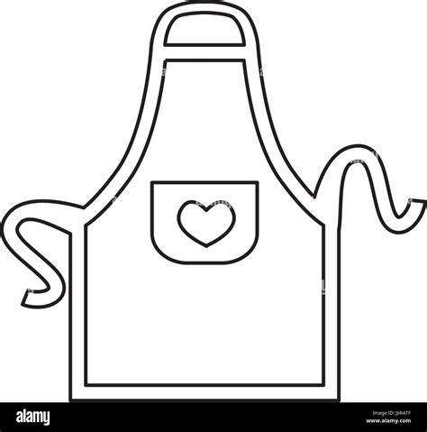 Apron Cooking Clothes Stock Vector Art And Illustration Vector Image