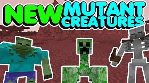 Minecraft Bedrock NEW Mutant Creatures Addon YouTube