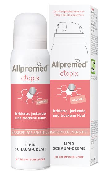 Allpremed Atopix Lipid Schaum Creme Basispflege Sensitive Zur