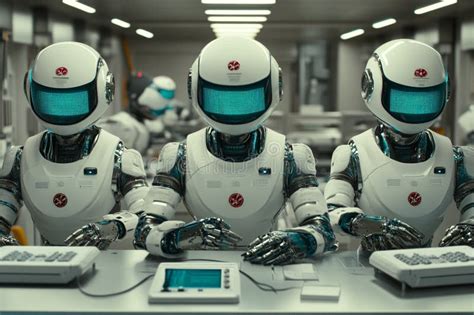 Revolutionizing Production the Rise of Autonomous Factories Stock Photo ...