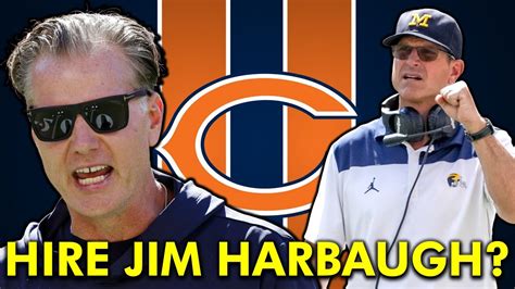 Huge Bears Rumors Hire Jim Harbaugh To Replace Matt Eberflus Bears