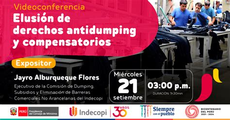 Conferencia Virtual Gratuita Indecopi Elusión De Derechos