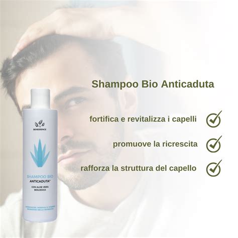 Shampoo Bio Anticaduta A Base Di Aloe Vera Benessence