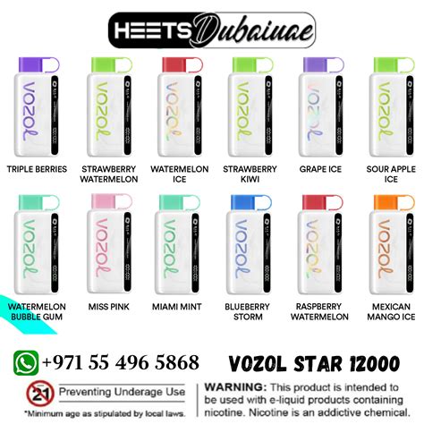 Vozol Star Puffs Disposable Vape In Dubai Uae