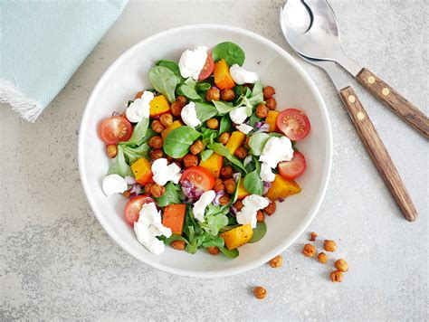 Salade Met Geroosterde Kikkererwten En Geitenkaas WLS Recepten